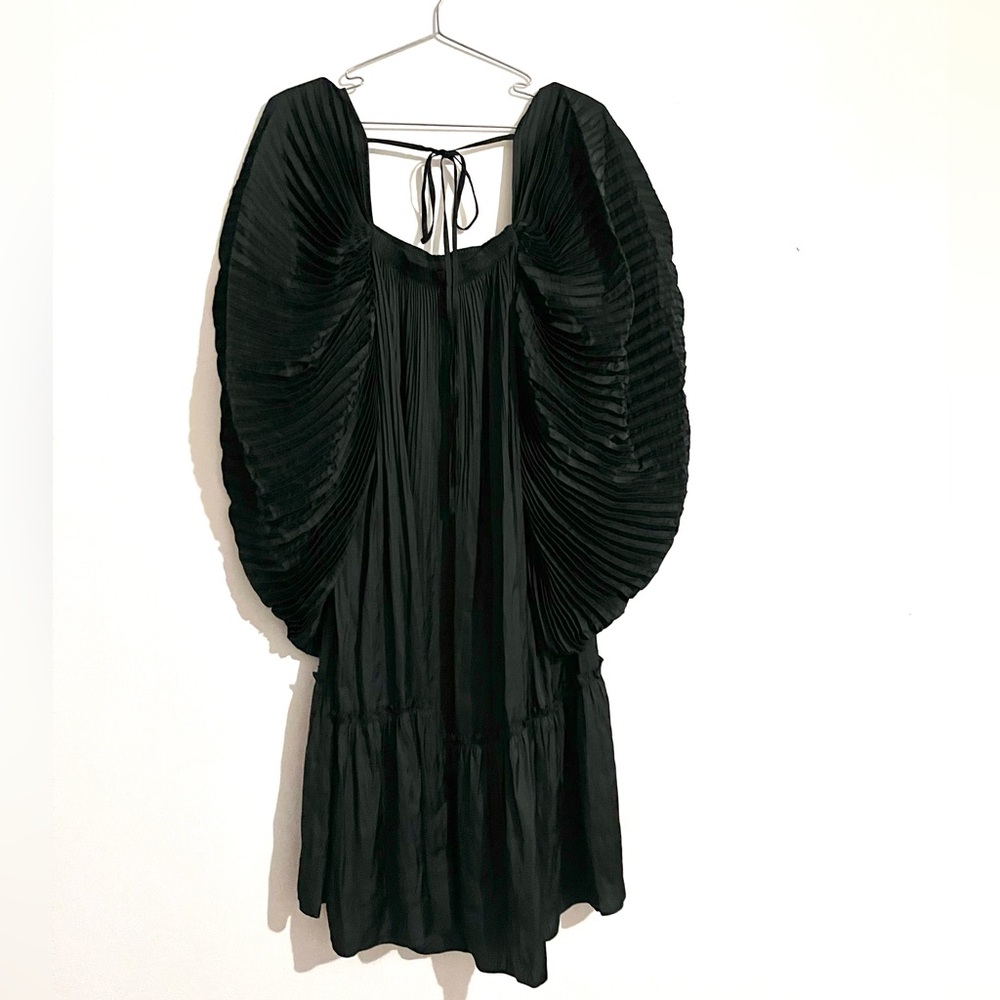 Kobi Halperin Rae Pleated Puff-Sleeve Dress. Never worn